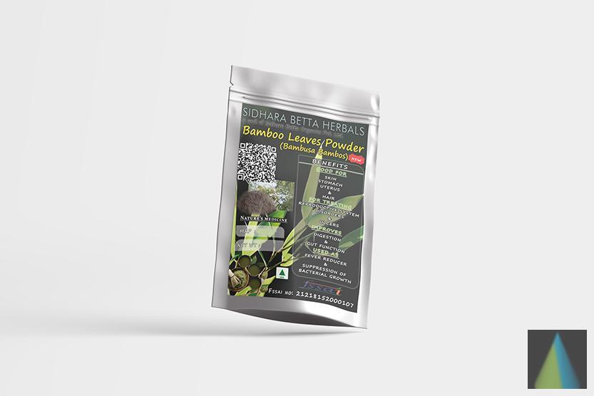 Bamboo Leaves Powder | Bambusa Bambos Leaves Powder - Sidhara Betta Herbals