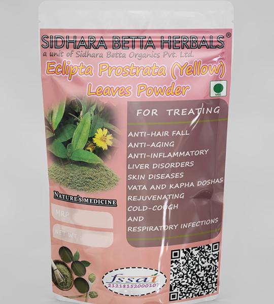 Eclipta Prostrata Leaves Powder Yellow Flower | Bhringraj
