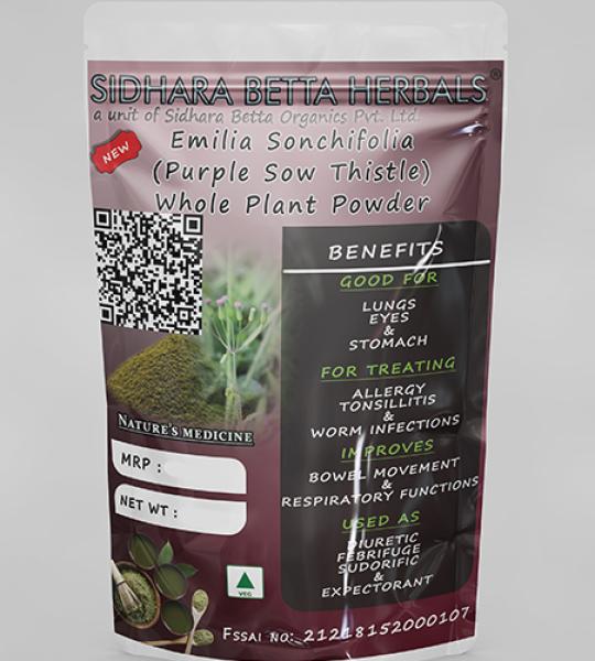 Emilia Sonchifolia Whole Plant Powder | Ilikivi Powder | Purple Sow Thistle