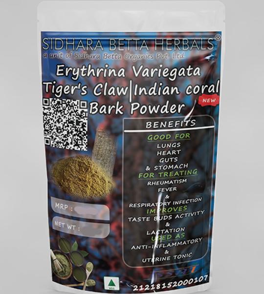 Erythrina Variegata Bark Powder | Tiger's Claw Bark Powder | Indian Coral Tree Bark Powder | Paribhadra