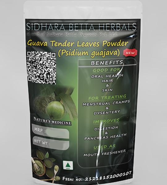Guava Tender Leaves Powder | Psidium Guajava | Amrud | Pela
